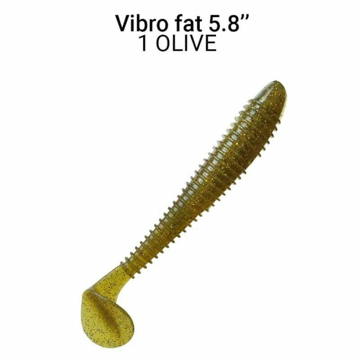 Vibro Fat 14,5 cm barva 1 olive 3ks