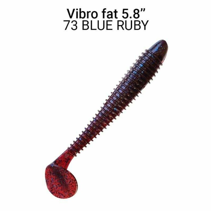 Vibro Fat 14,5 cm barva 73 Blue Ruby 3ks