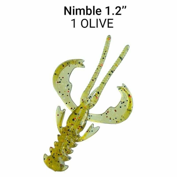 Nimble 3cm barva 1 olive 16 ks