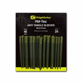 RidgeMonkey: Převlek RM-Tec Anti Tangle Sleeves 45mm Zelený 25ks