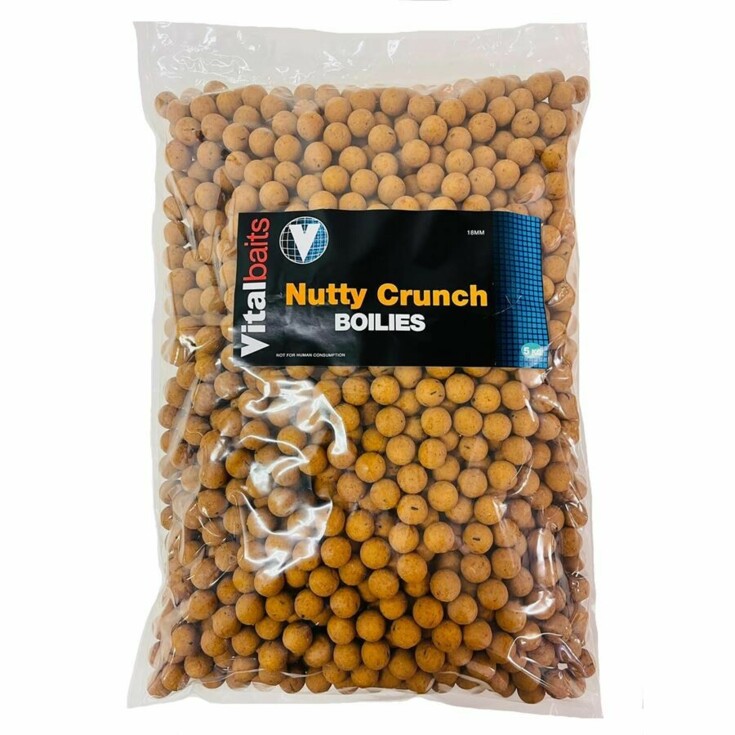 Vitalbaits: Boilie Nutty Crunch 18mm 5kg