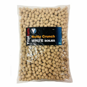 Vitalbaits: Boilie Nutty Crunch White 18mm 5kg