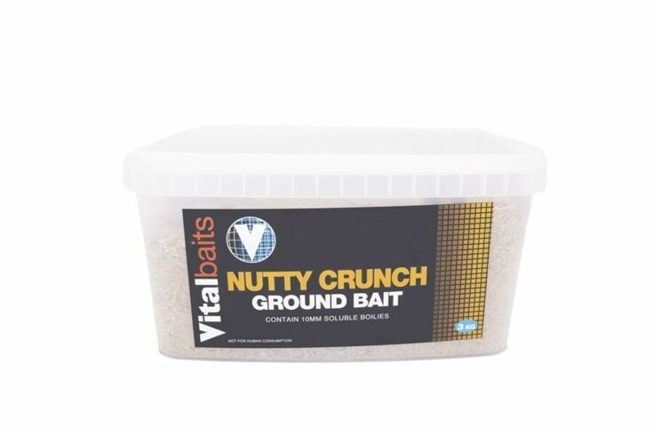 Vitalbaits: Vnadící směs Nutty Crunch Bucket 3kg