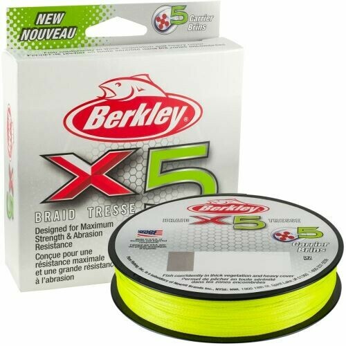 Berkley X5 Flame Green 0,06 mm  6,4 kg 150 m