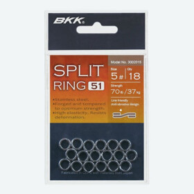 BKK: Kroužek Split Ring-51 Velikost 2 18ks