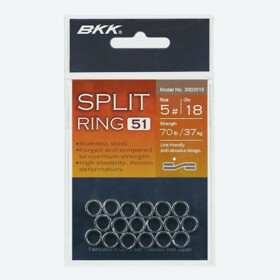 BKK: Kroužek Split Ring-51 Velikost 4 18ks